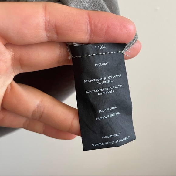 CUTS crew Neck Pocket tee shirt Elongated XXL grey minimalist everyday basic T - Picture 7 of 9